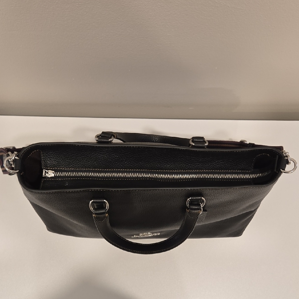 Coach Black Leather Handbag - Picture 7 of 13